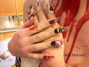 Halloween Nails Right Hand