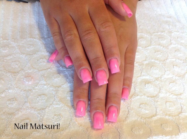 Hot pink acrylic! | Nail Matsuri!